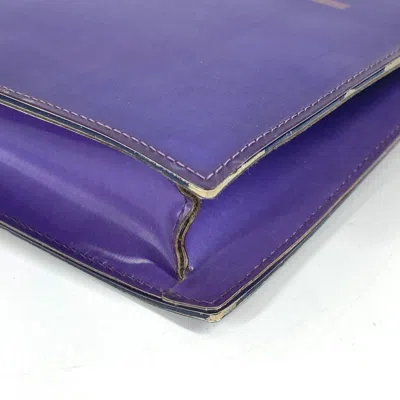 Pre-owned Chanel Purple Pvc Leather Shoulder Bag ()