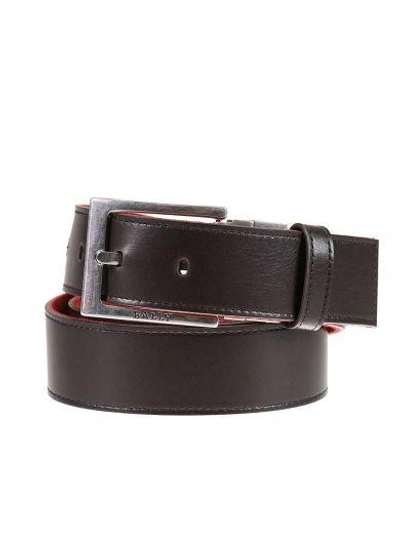 Shop Bally Belts Belts Man  Double Face In Black