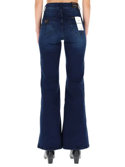 Lois Jeans Flared Jeans Palas With Five Pockets In Blue