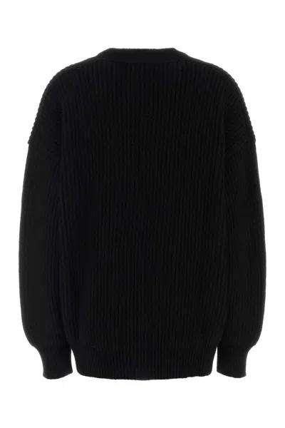 Uma Wang Cashmere Cardigan With Buttons In Black