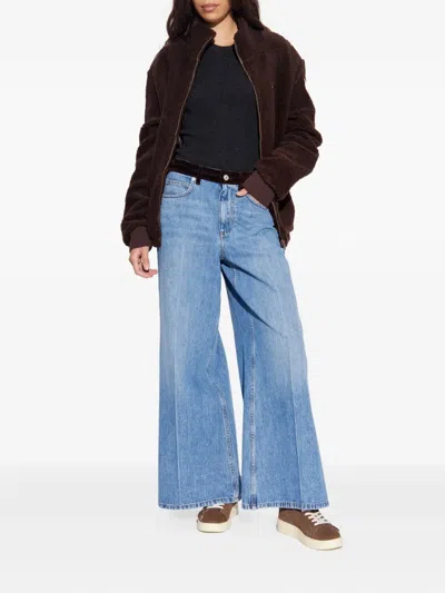 Amiri Bones-details Logo-embroidered Jacket In Brown