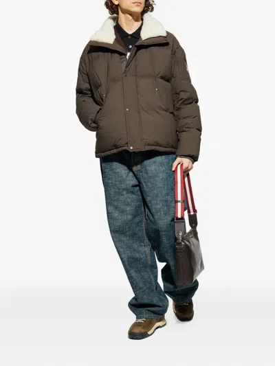 Moose Knuckles Everest Puffer Jacket In Brown