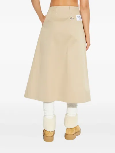 PLEATED MIDI A-LINE SKIRT