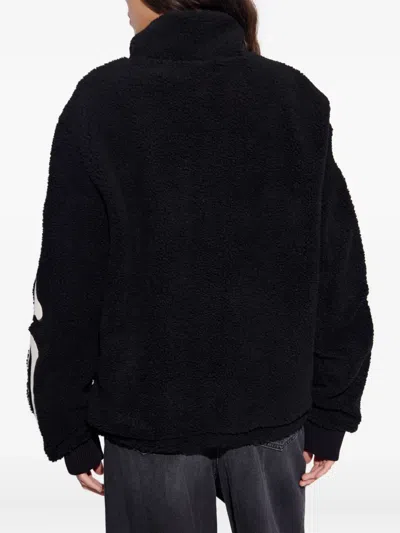 Amiri Bones-details Logo-embroidered Jacket In Black