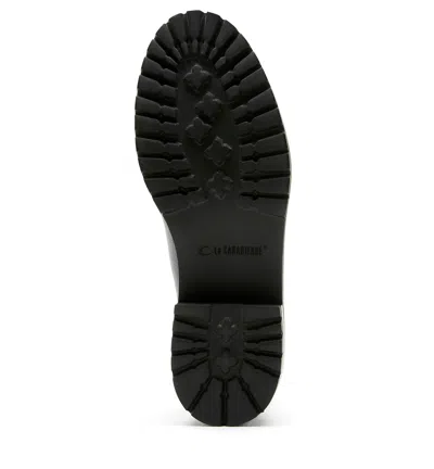 La Canadienne Wave Leather Bootie In Black