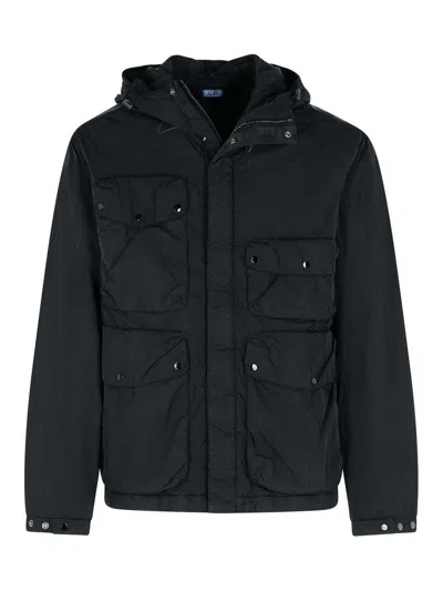 C.p. Company Black Polyamide Jacket In Black