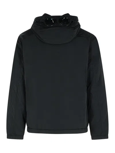 C.p. Company Black Polyamide Jacket In Black