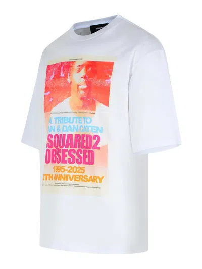 Dsquared2 Dsquared White Cotton T-shirt In White