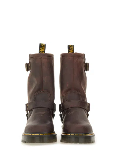 Dr. Martens Anistone Harness Boot In Brown