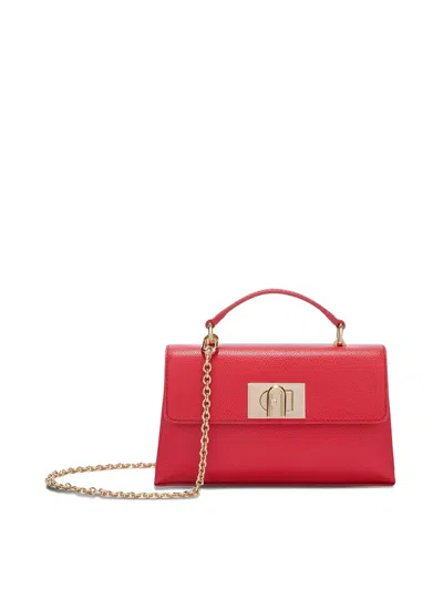 Furla 1927 Mini Shoulder Bag In Red