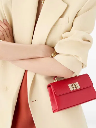 Furla 1927 Mini Shoulder Bag In Red