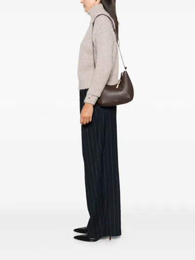 Furla Adjustable Strap Shoulder Bag With Gold-tone Hardware In Brown