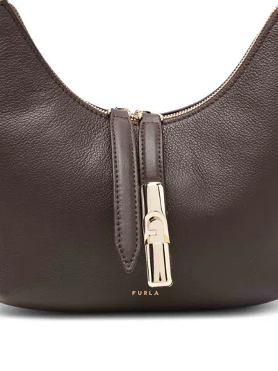 Furla Adjustable Strap Shoulder Bag With Gold-tone Hardware In Brown