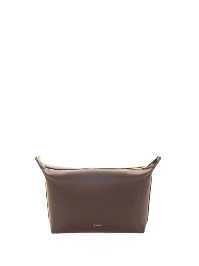 Furla Nuvola Chocolate Nuvola Shoulder Bag In Brown