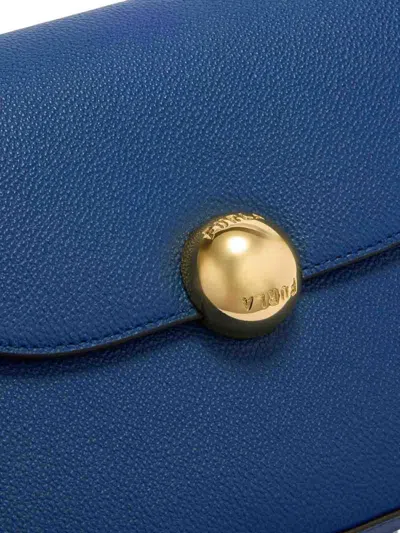 Furla Small Moonlight Shoulder Bag In Blue