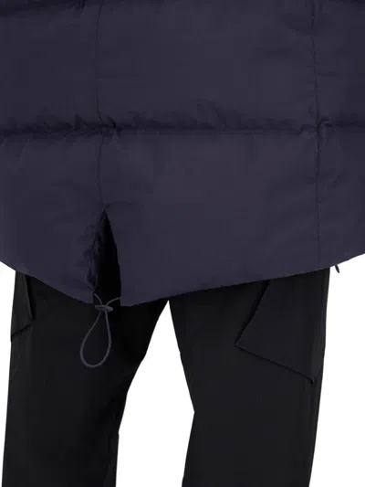 Herno Long Parka In 2-layer Windstopper In Blue