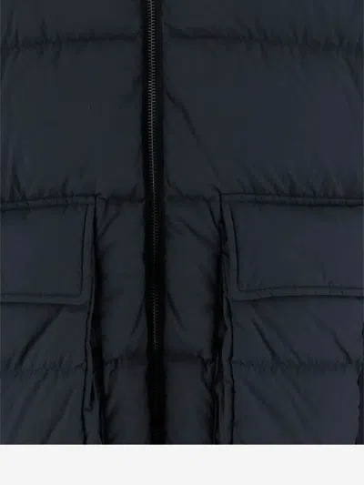 Herno Hooded Padded Jacket In Blue