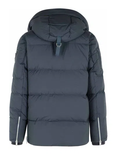 Moose Knuckles Everest 3q Grey Nylon And Cotton Down Jacket In Gray