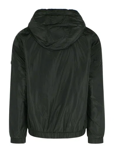 Moose Knuckles Border Bunny Reversible Polyester Sweatshirt In Black