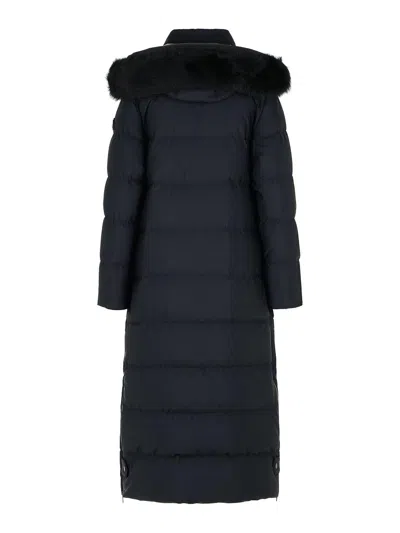 Moose Knuckles Chelia Black Polyamide Blend Parkka In Black