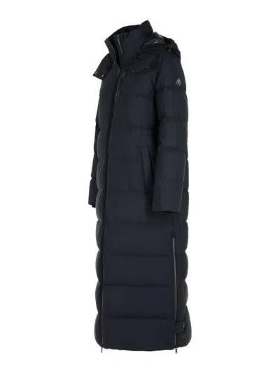 Moose Knuckles Chelia Black Polyamide Blend Parkka In Black