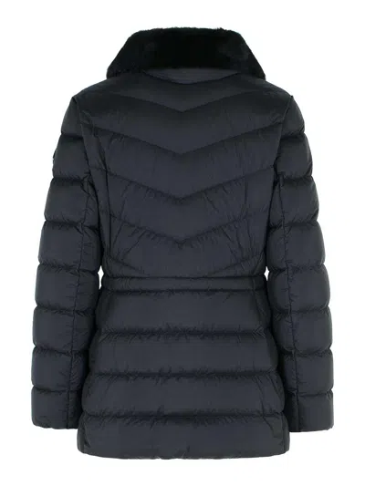 Moose Knuckles Black Nylon Jacket In Black