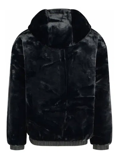 Moose Knuckles Border Bunny Reversible Polyester Sweatshirt In Black