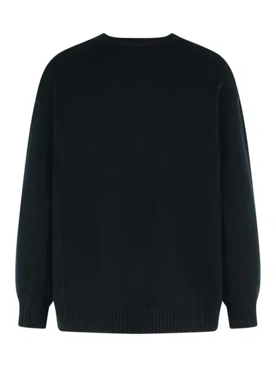 Max Mara Wool And Cashmere Blend Sweater In Black