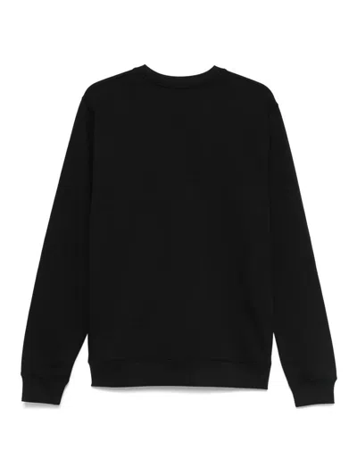 Msgm Sweatshirt With Logo In Black