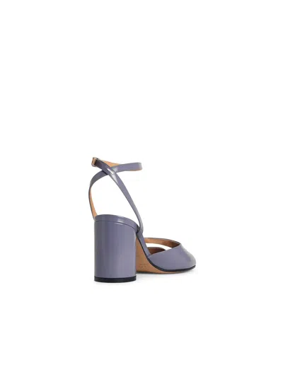 Maison Margiela Tabi Purple Leather Sandals