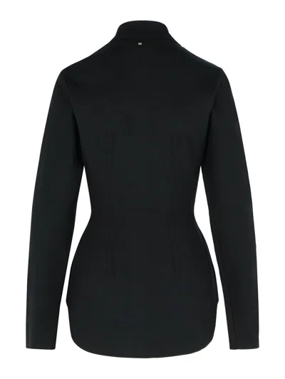 Sportmax Cardigan With Collared Design And Long Sleeves In Black