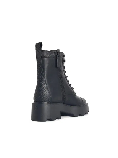 Tory Burch Amphibian Boots With Chunky Sole And Pull Tab In Black