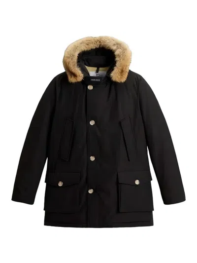 Woolrich Arctic Anorak Parka In Black
