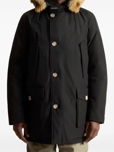 Woolrich Arctic Anorak Parka In Black