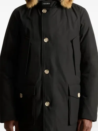 Woolrich Arctic Anorak Parka In Black