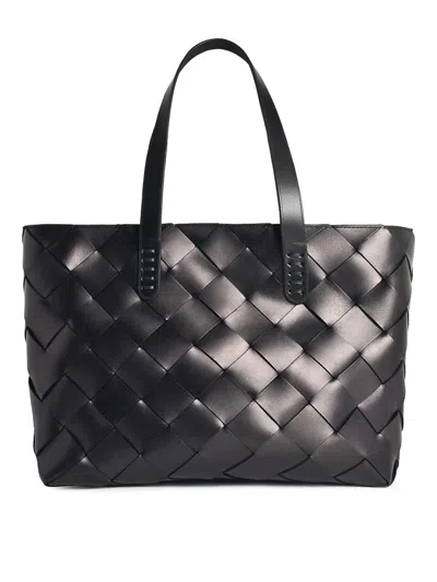 Dragon Diffusion Crossover Black Leather Bag In Black