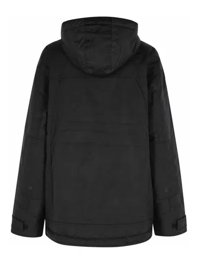 Coperni Hooded Polyamide Jacket Featuring Flap Pocket In Black