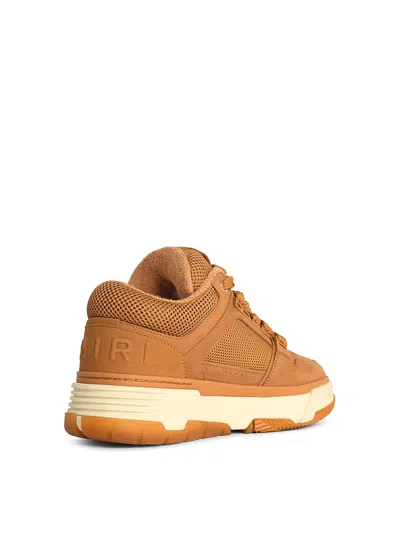 Amiri Wheat Leather Blend Sneakers In Multi