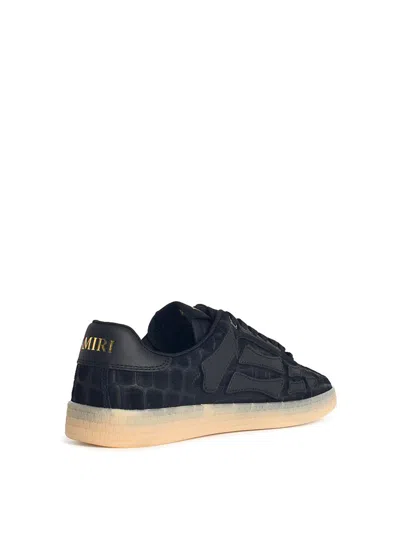 Amiri Crocodile Pattern Low-top Sneakers In Multi