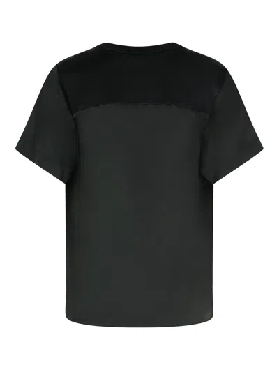 Simkhai Addy Black Acetate Blend T-shirt In Multi