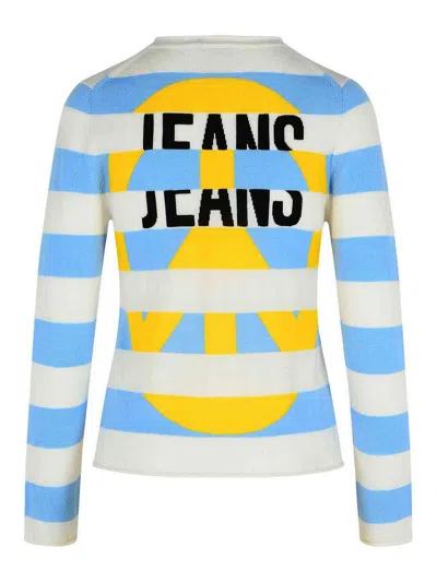 Moschino Suéter Cuello Redondo - Azul Claro In Multi