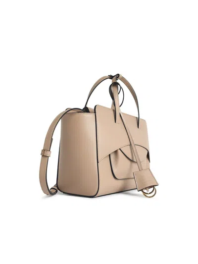 Hidesins Flap  Leather Bag In Sand