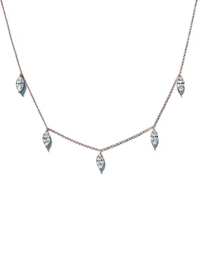 Loev 14k Recycled Rose Gold Diamond Necklace In Gold