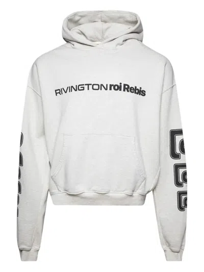 Rrr123 Metanoia Uso Cva Logo-print Hoodie In Gray