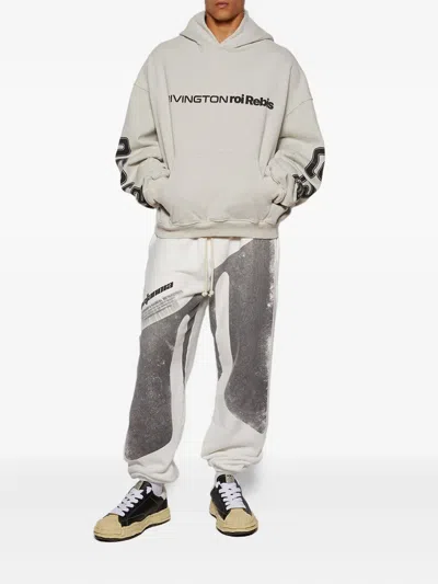 Rrr123 Metanoia Uso Cva Logo-print Hoodie In Gray