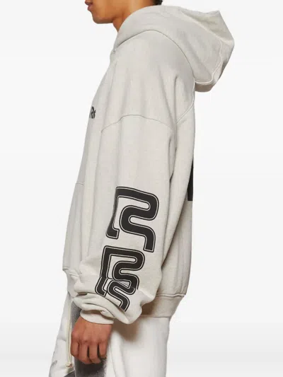 Rrr123 Metanoia Uso Cva Logo-print Hoodie In Gray
