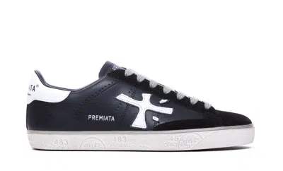 Premiata Steven Sneakers In Black