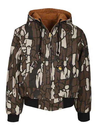 Carhartt 50 Years Anniversary Og Active Jacket Canvas Jackets Beige In Brown