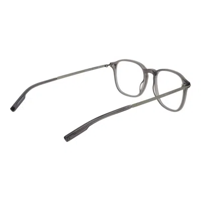 Ermenegildo Zegna Gray Men Optical Frames In Gray