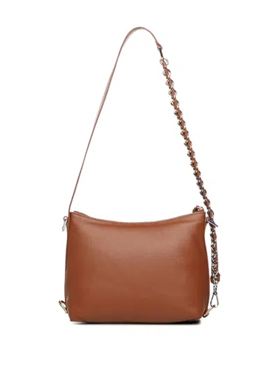 Coccinelle Chain Strap Shoulder Bag In Brown